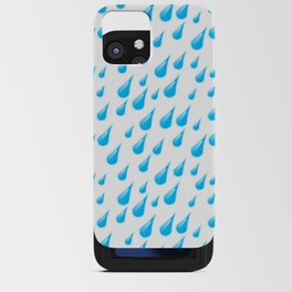 RAINDROP PATTERN. iPhone Card Case