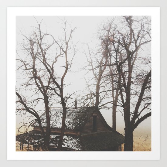 Haunted House Art Print