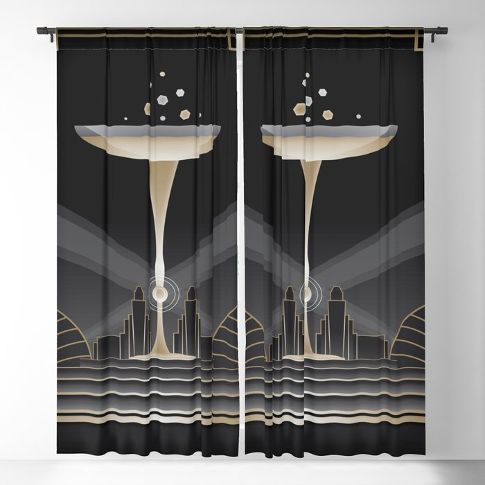 Art deco design VI Blackout Curtain
