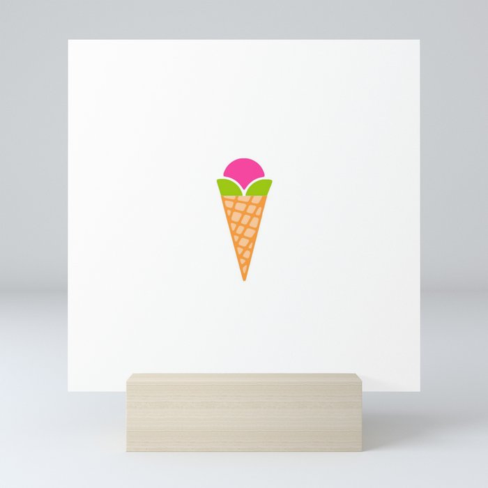 Ice cream Mini Art Print