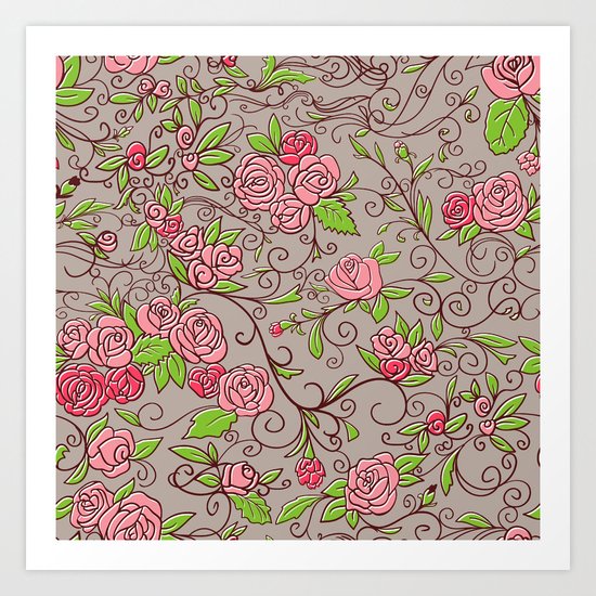 Floral Art Print