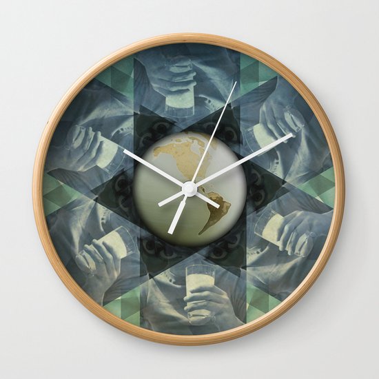 milk Wall Clock