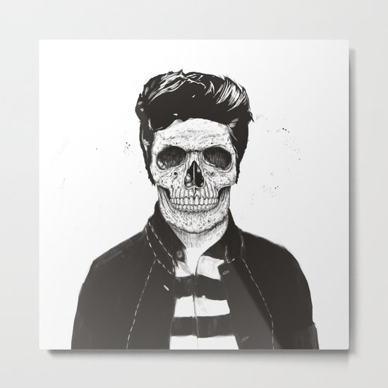 Death fashion Metal Print