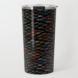Bohemian Multi-Colored Stitch Travel Mug