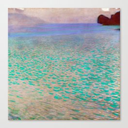Klimt - Lake Attersea (new editing) Canvas Print