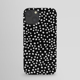 Black Polka Dot iPhone Case