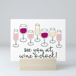 Wine Time Mini Art Print