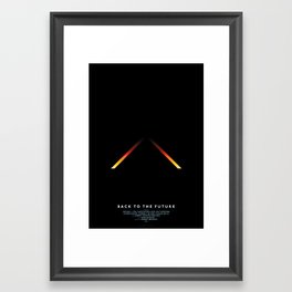 BACK TO THE FUTURE Framed Art Print