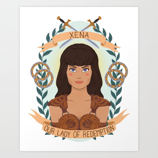 Xena Art Print