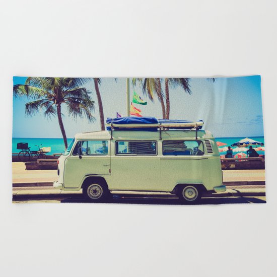 Camper beach 5 Beach Towel