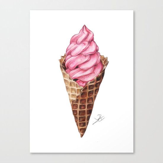 Ice Cream Canvas Print