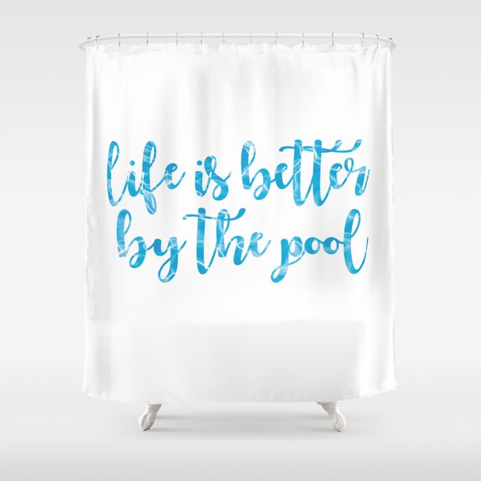 Pool Shower Curtain
