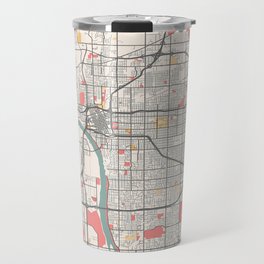 Tokyo city map Travel Mug
