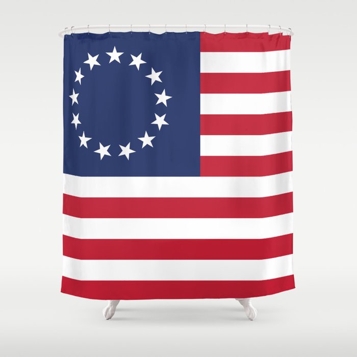 Betsy Ross flag of the USA Shower Curtain