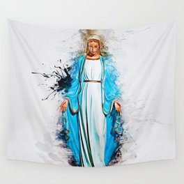 The Virgin Mary Wall Tapestry