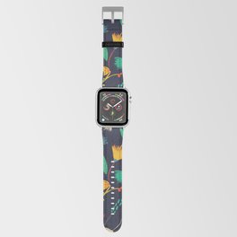 Flowers yellow and red Apple Watch Band