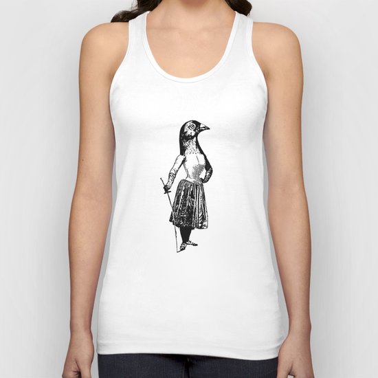 The Fencing Pigeon Unisex Tank Top