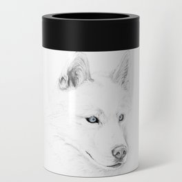 Saber :: A Siberian Husky Can Cooler
