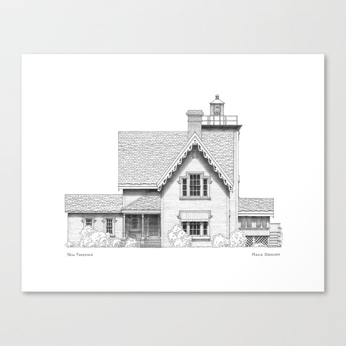 Rhode Island Lighthouse Canvas Print