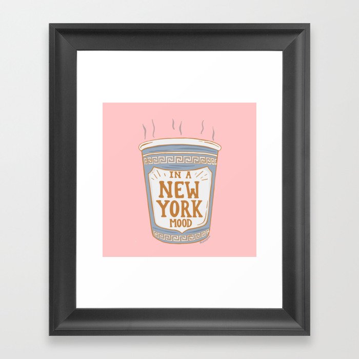 NEW YORK MOOD Framed Art Print