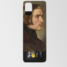 Portrait of the Composer Franz Liszt, 1838 by Friedrich von Amerling Android Card Case