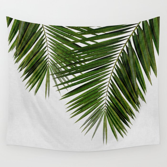 Palm leaf tapestry on sale