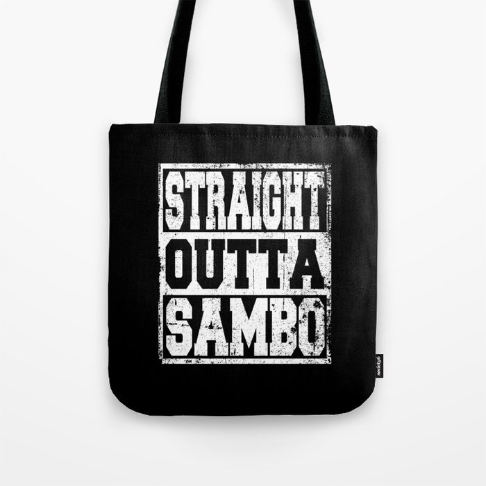 Sambo Saying funny Tote Bag