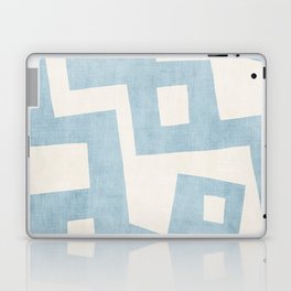 Light Blue Modern Abstract Nordic Simple Laptop Skin