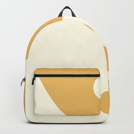 Yin Yang Yellow Backpack