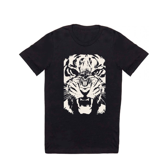 White Tiger Vector T Shirt