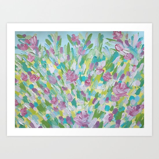 Spring flowering Art Print