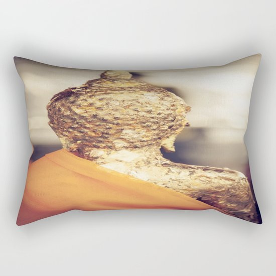 Buddha the other side Rectangular Pillow