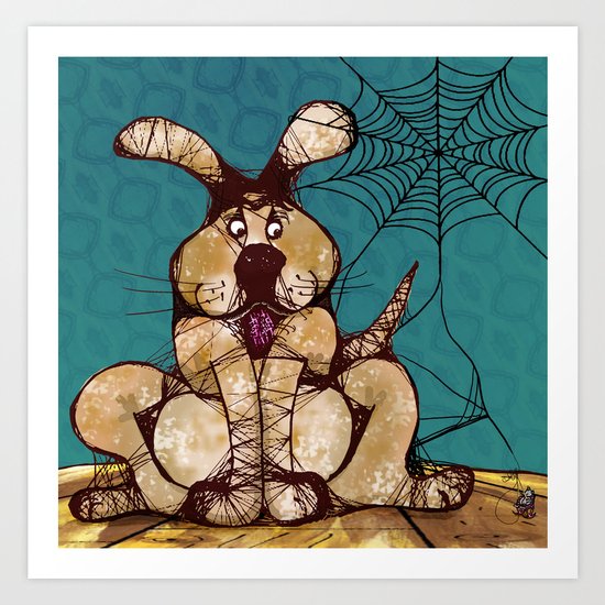 In a game of Catch, the Spider always wins. Art Print