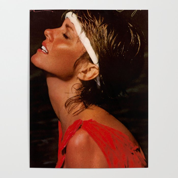 Olivia Newton John Physical Album Cover Poster By Retropopdisco Society6