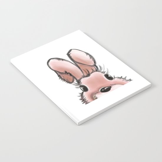 Pink rabbit Notebook