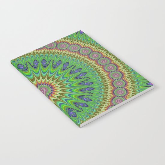 Spring star mandala Notebook