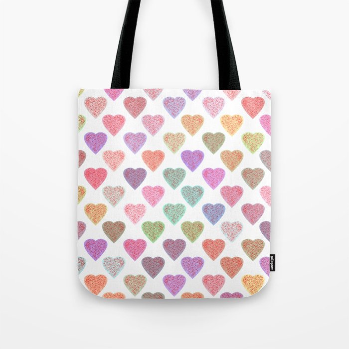 Colorful Hearts - Valentine's Series Tote Bag by MyLove4Art | Society6