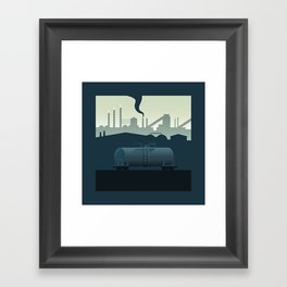 The Lonely Tanker Framed Art Print