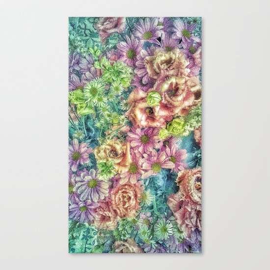 Funky Florgastic Canvas Print