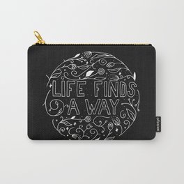 Life Finds a Way Carry-All Pouch | Flowers, Floral, Life, Park, Plants, Motivationalquote, Inspire, Organic, Quote, Curated 