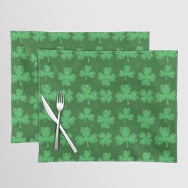 St Patrick's day clovers Placemat