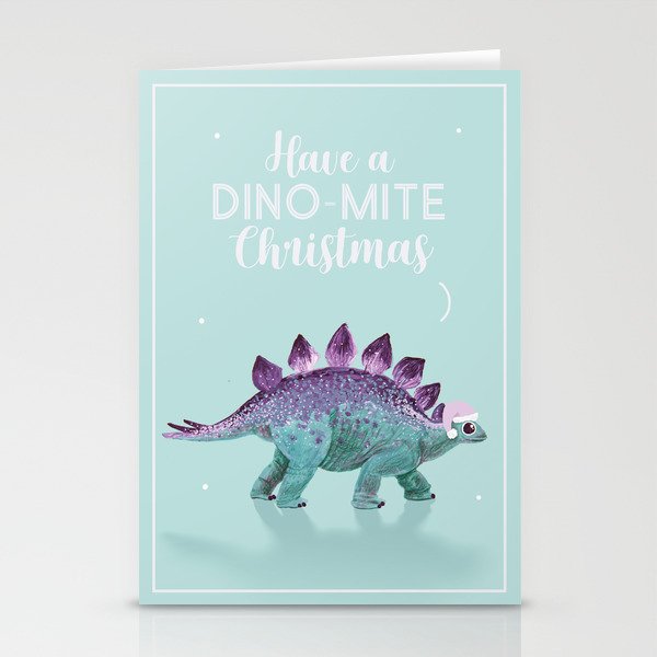 Have a dino-mite christmas Stationery Cards