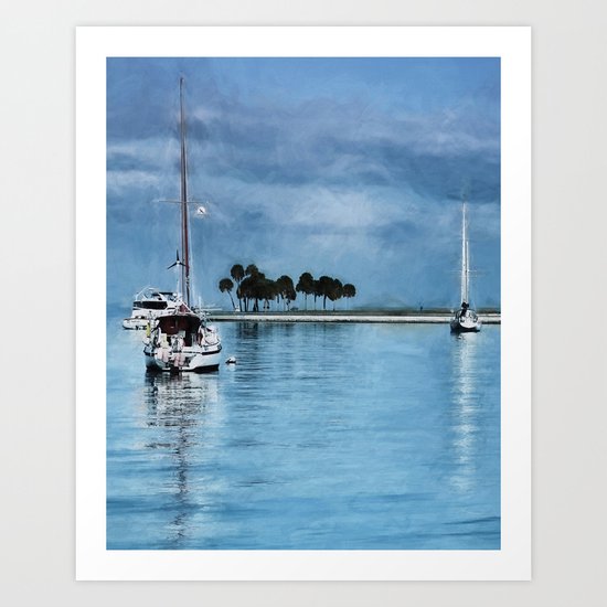 Lost In Tranquility Art Print