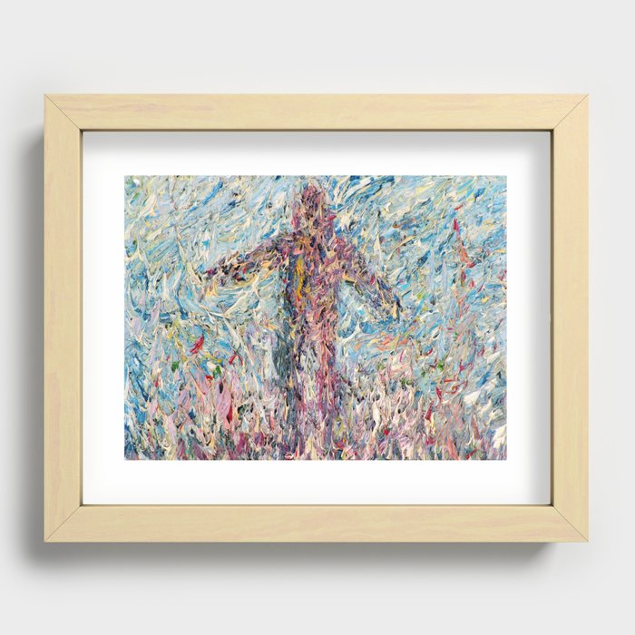 FIGURE IN LIVING COLORS Recessed Framed Print