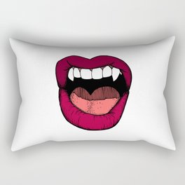Vamp Lip Rectangular Pillow