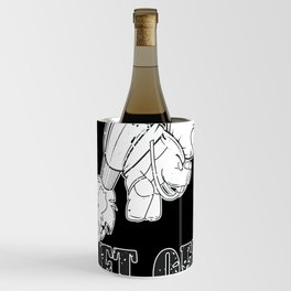 Lift Off Jetpack Astronaut Space Design for a Wine Chiller