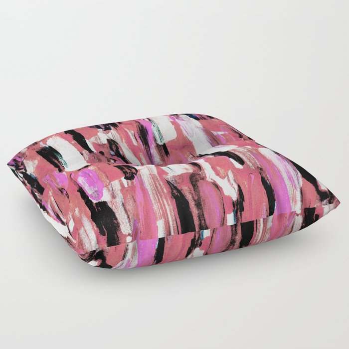 Colourful Feathers Floor Pillow