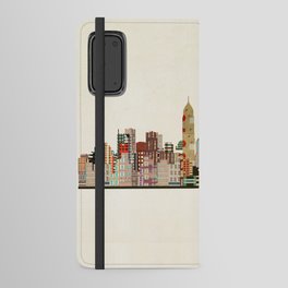 cleveland ohio skyline Android Wallet Case