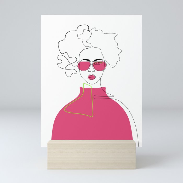 Style The Pink Mini Art Print