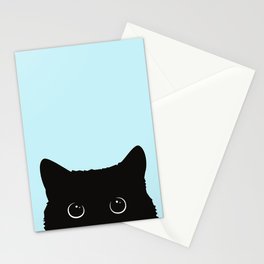 Black cat I Stationery Card